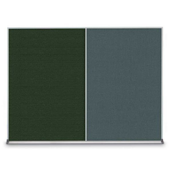 Triple Door Radius Corkboard, 72"X36", S